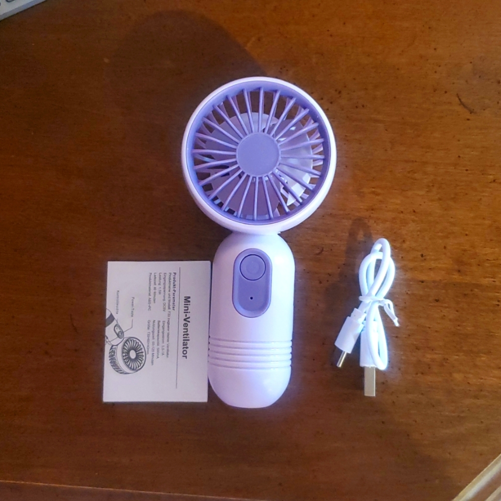 Mini Handheld Fan|Purple